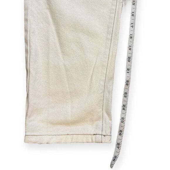Free People X One Teaspoon White Shabbies Shabby Bandit Jeans Beau L - Picture 12 of 16